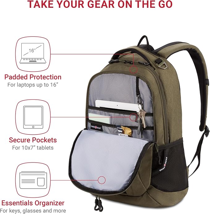 SwissGear Cecil 5505 Laptop Backpack - Image 2