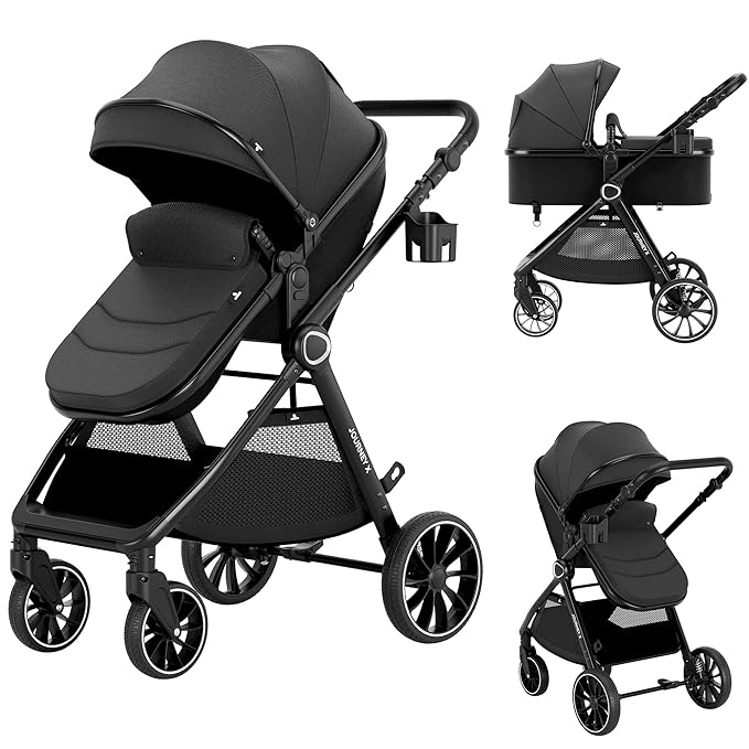 Baby Stroller 2 in 1 Newborn Convertible Stroller Bassinet by ACCOMBE