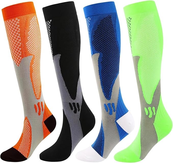 Kickticks 4 Pairs Compression Socks by Kickticks