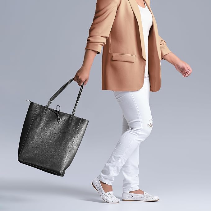 Italian Calf Leather Tote for Women - Image 7