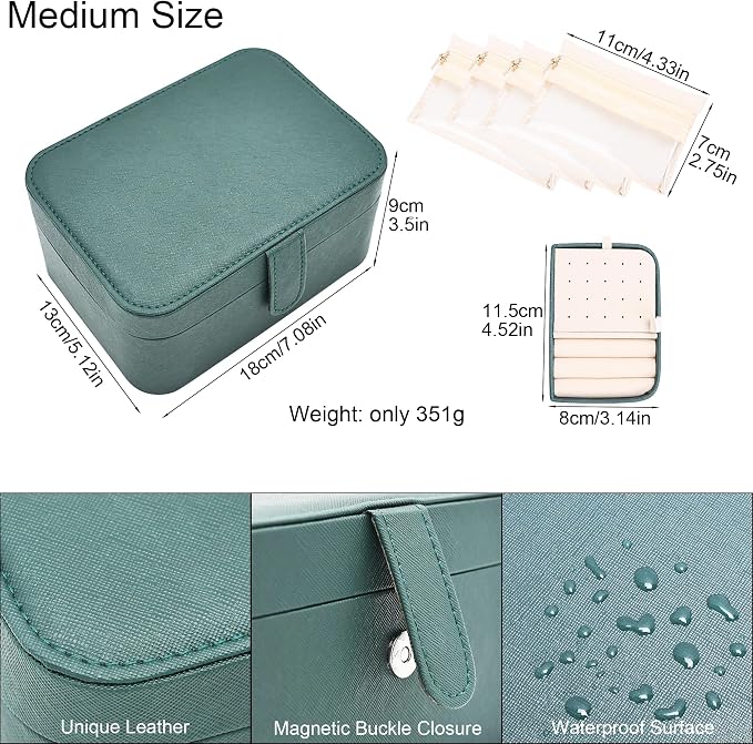 2 Layer Large Jewelry Travel Case - Image 2