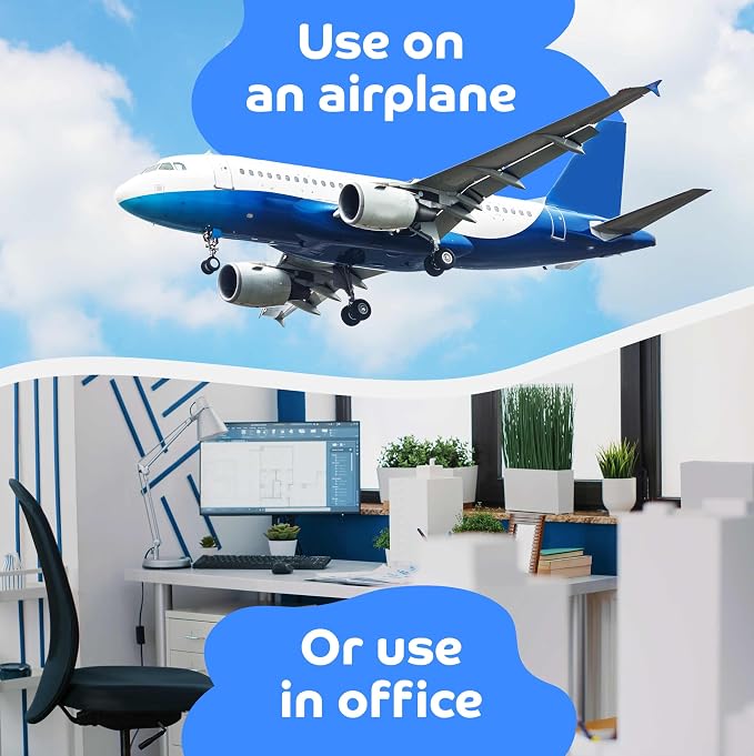 Portable Airplane Foot Hammock for Plane Travel - Image 3