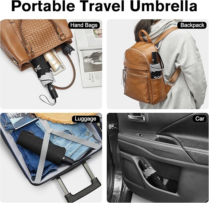 G4Free 42 Inch Eco Windproof Folding Umbrella - Image 6