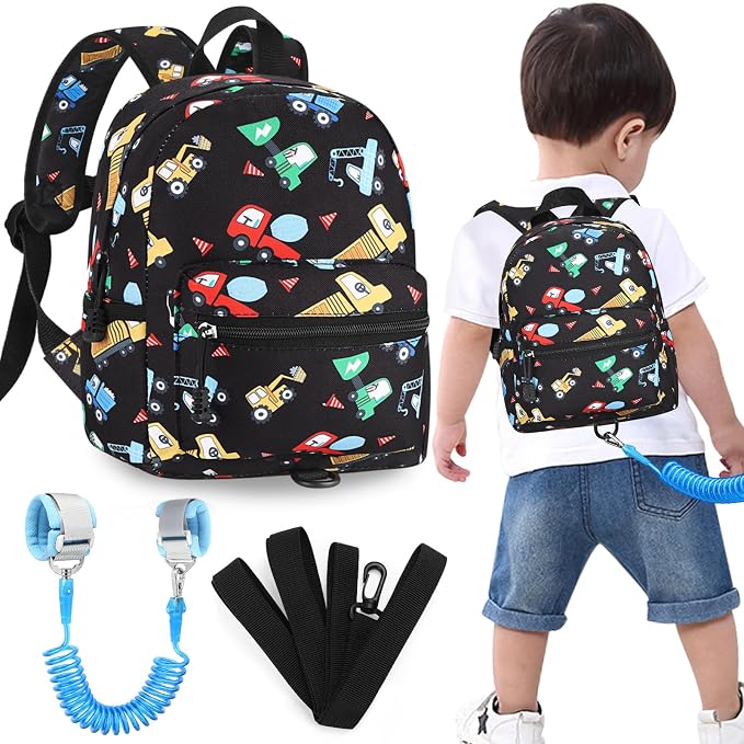 Accmor Toddler Harness Backpack Leash, Cute Excavator Kids Backpack by Accmor