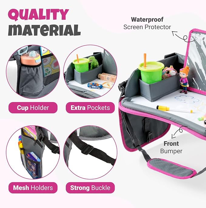 Kids Travel Tray with Dry Erase Board - Image 3