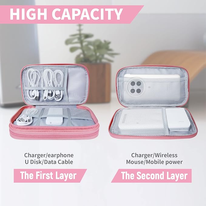 Electronics Travel Organizer, Portable Waterproof Electronic Travel Storage Bag - Image 5