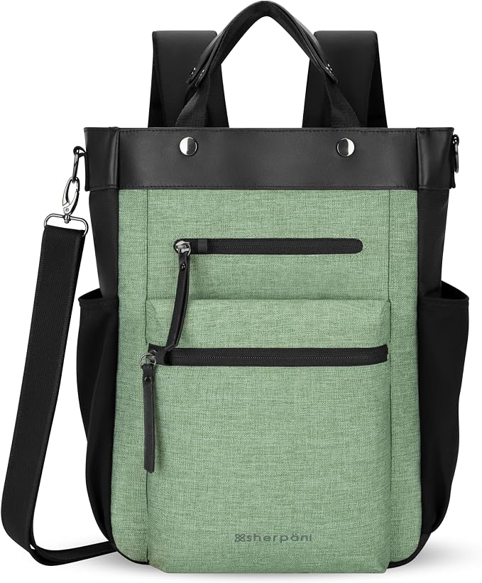 Sherpani Soleil, Anti Theft Convertible Backpack, 3 in 1 Tote Bag, Crossbody Bag by SHERPANI