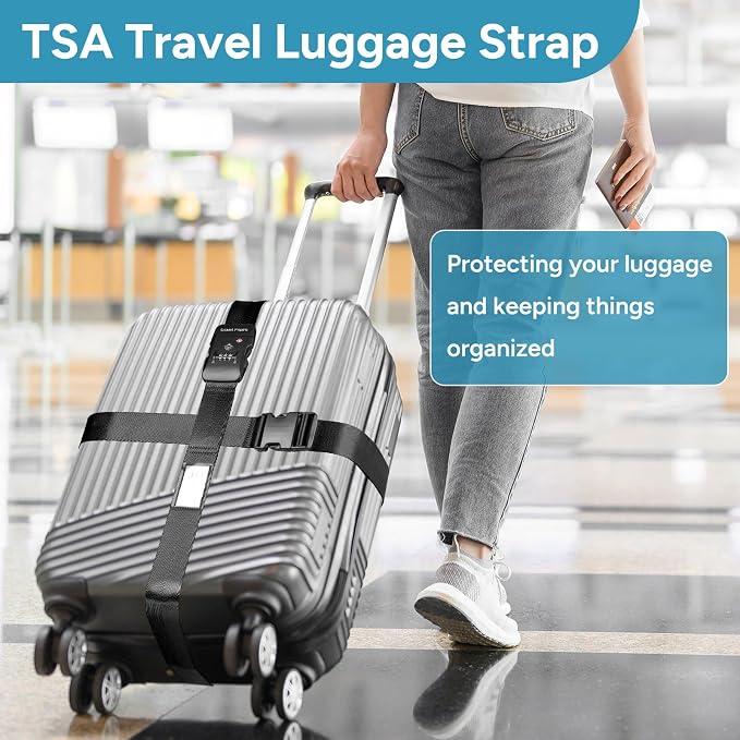 Travel Inspira TSA Lock Luggage Straps - Image 7