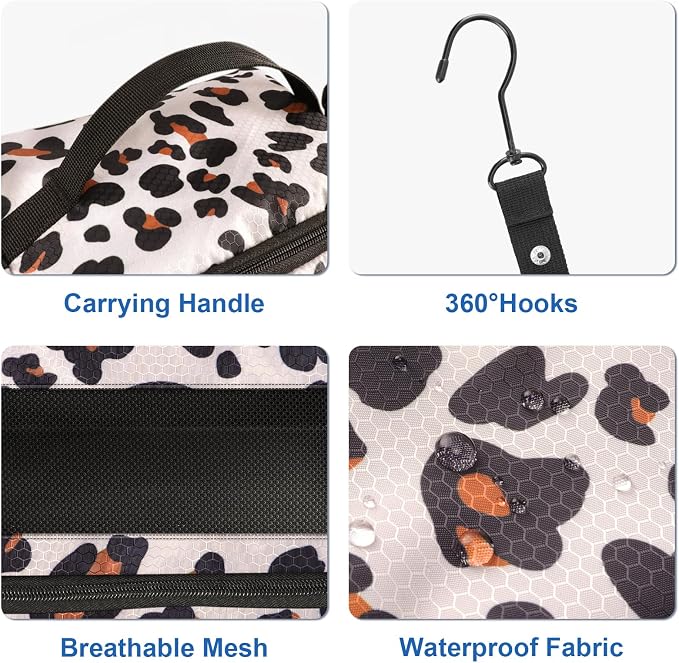 Suitcase Organizer, Travel Luggage Organizer Portable Hanging Travel Shelves - Image 3