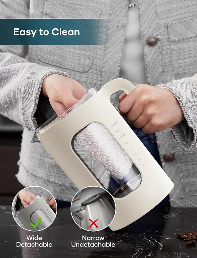 Electric Tea Kettle, INTASTING Glass Electric Kettle - Image 6