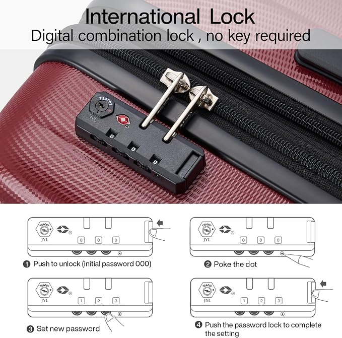 Hanke 20 Inch Expandable Carry on Luggage 22x14x9 Airline Approved Lightweight - Image 8