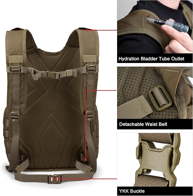 Mardingtop 25L Tactical Backpacks Molle Hiking daypacks - Image 4