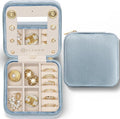 Vlando Velvet Travel Jewelry Case, Jewelry Travel Box by VLANDO