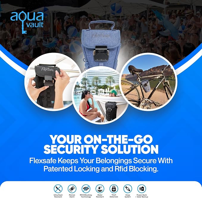 Aquavault | Flex Safe | Beach Chair Vault | Anti theft combination lock | 3 - Image 5