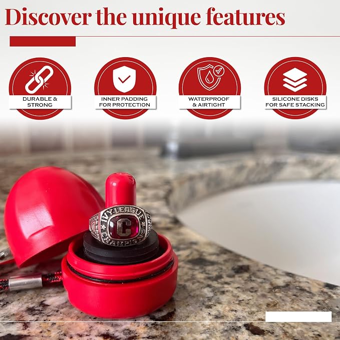 RING THING - Ring Holder Keychain, Jewelry Organizer and Storage, Portable - Image 3