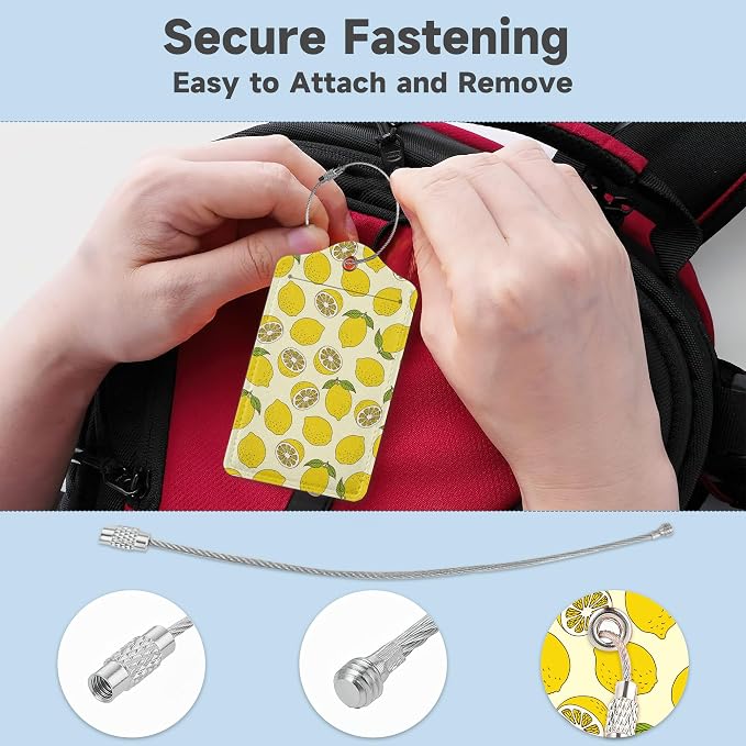 2 Pack Luggage Tag for Suitcase - Image 3