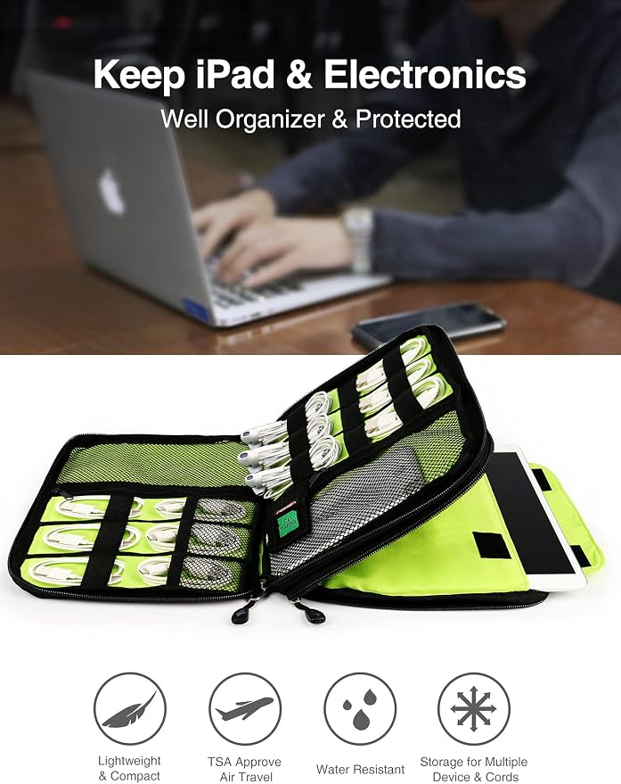 Luxtude Cord Organizer Travel, Cable Organizer Bag, Portable Electronics - Image 2