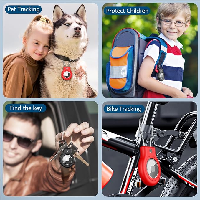 Waterproof Airtag Holder, 2 Pack Airtag Case - Image 6
