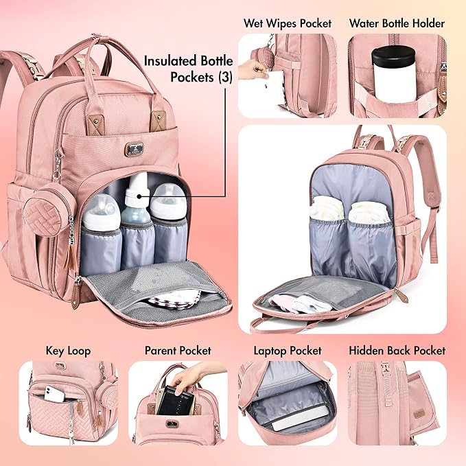 Dikaslon Diaper Bag Backpack - Image 6