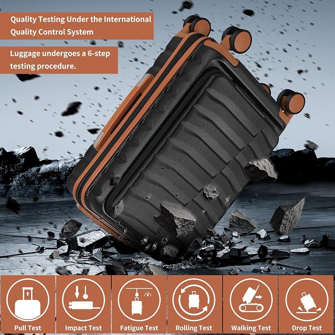 22×14×9 Airline Approved Carry On Expandable Luggage - Image 4