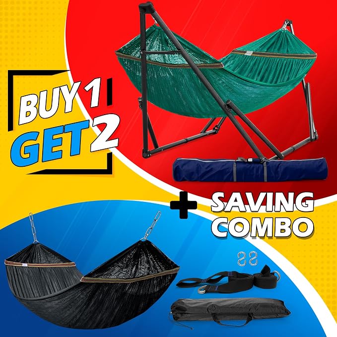 Tranquillo Combo x2 Hammocks - Image 2