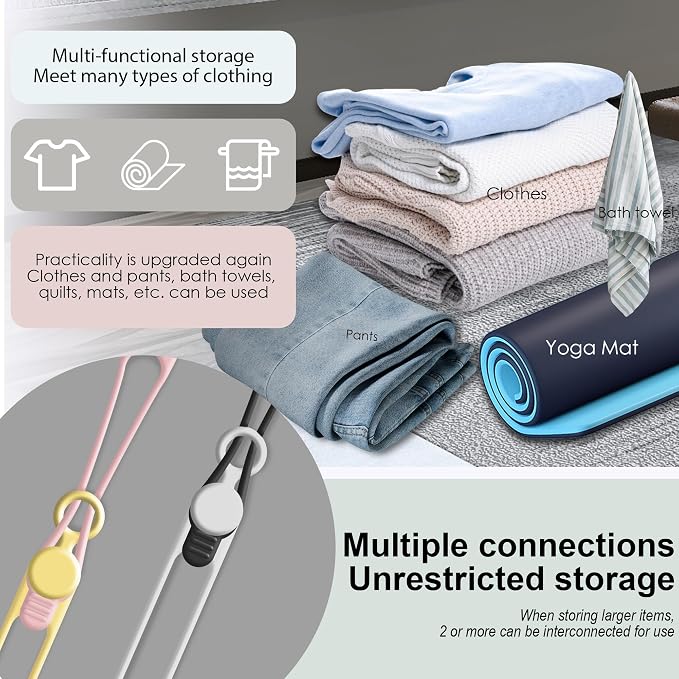 Nearockle Silicone Cable Ties Cord Organizer - Image 5