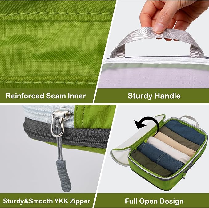 Cipway Compression Packing Cubes Mesh, Lightweight Luggage Organizer Bags - Image 6