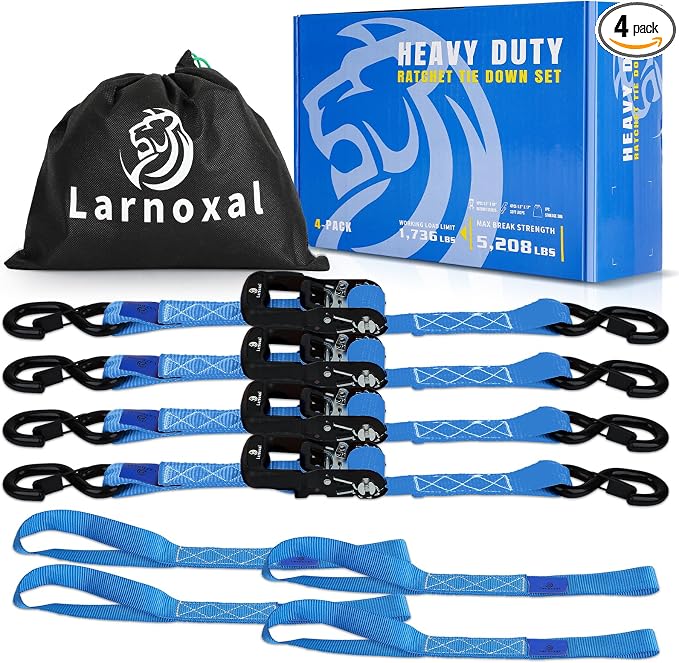 Ratchet Straps 4 Pack by Unknown