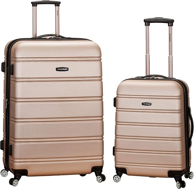 Rockland Melbourne Hardside Expandable Spinner Wheel Luggage, 2 Piece by Rockland