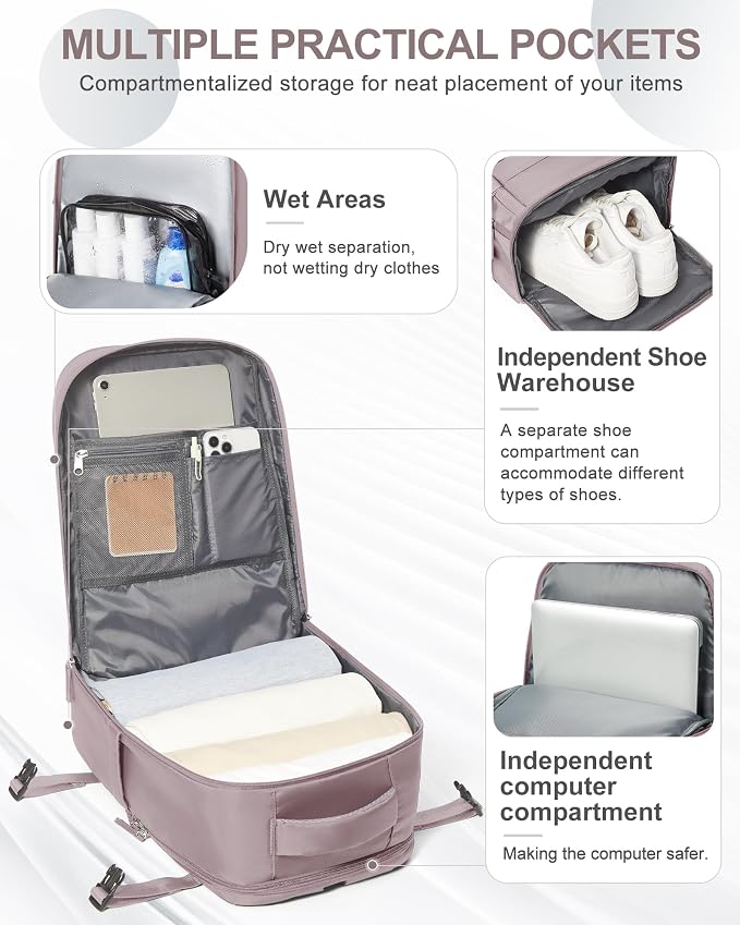 coowoz Travel Backpack Carry On - Image 3