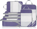 8 Set/6 Set/4 Set Compression Packing Cubes by PREZON