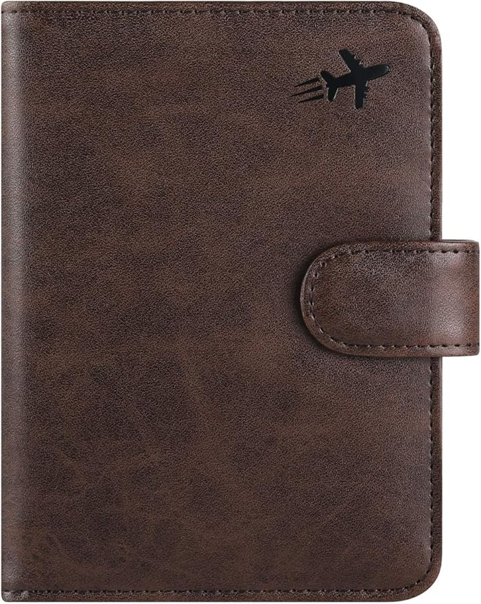 Passport Holder Cover Wallet RFID Blocking Leather Card Case Travel Accessories by PASCACOO