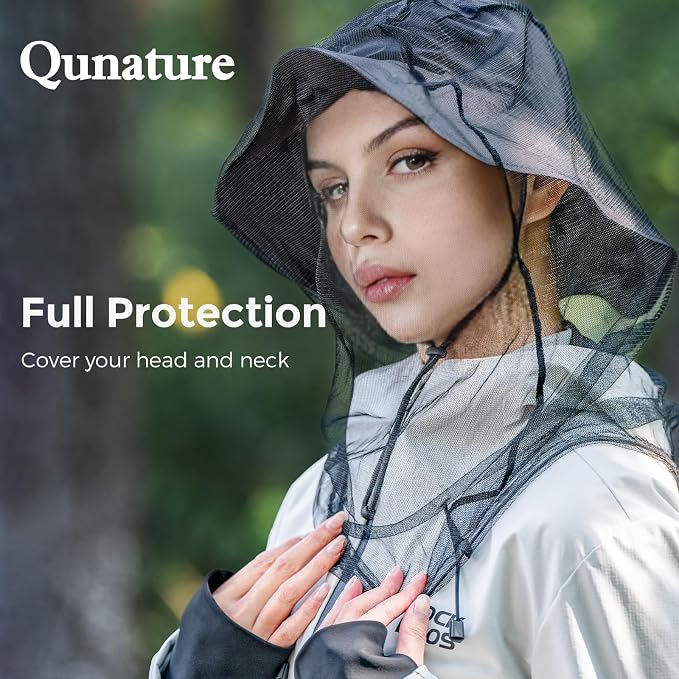 Mosquito Head Net for Insects, Bug Net for Head, Extra Fine Fly Screen Holes - Image 8