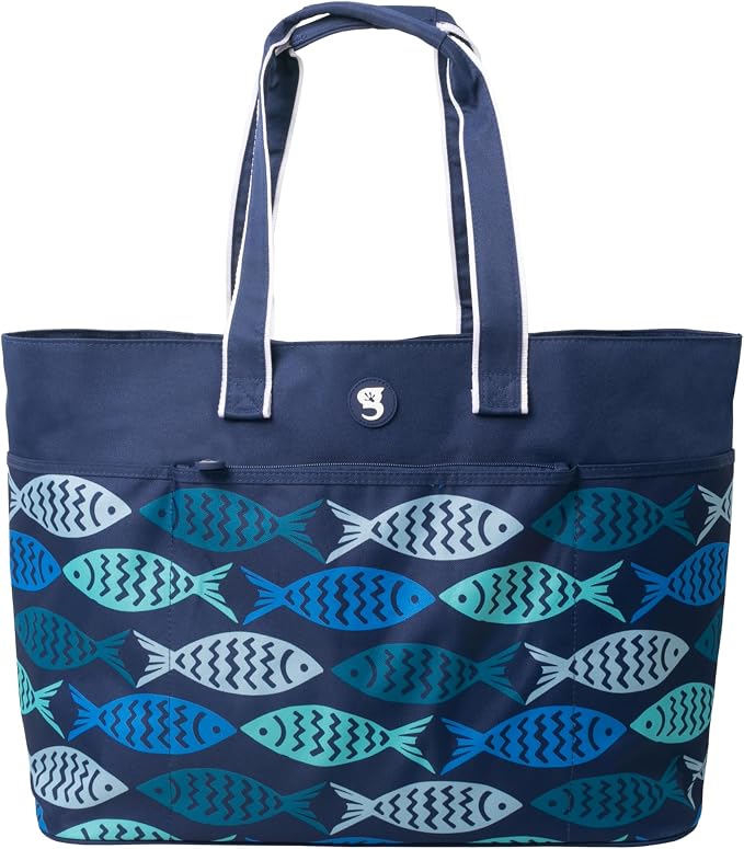 geckobrands Oversized Beach Tote – Large and Stylish Beach Bag by geckobrands