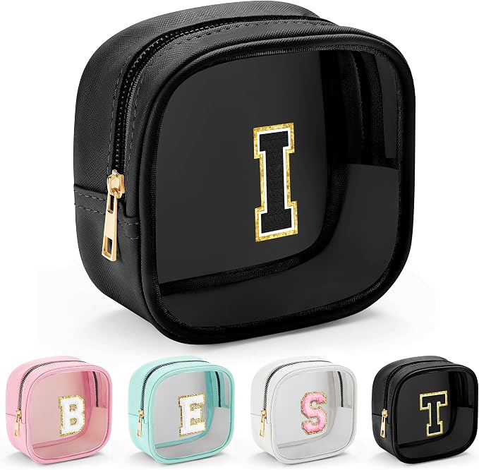YOOLIFE Initial Makeup Bag Travel Toiletry Bag by YOOLIFE