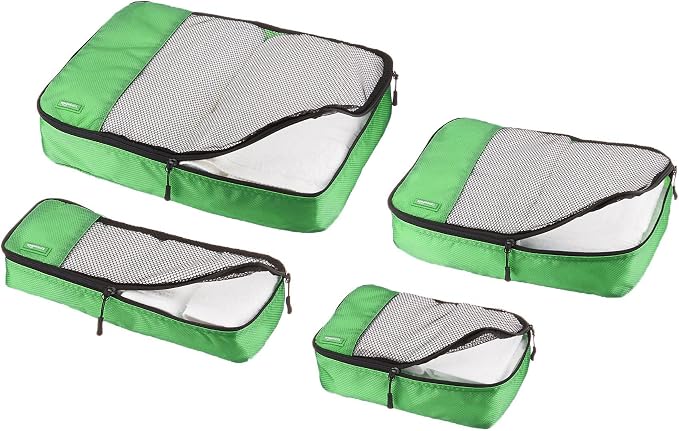 Amazon Basics Packing Cubes for Travel, Packing Organizers Set, 4-Piece-Set - Image 6