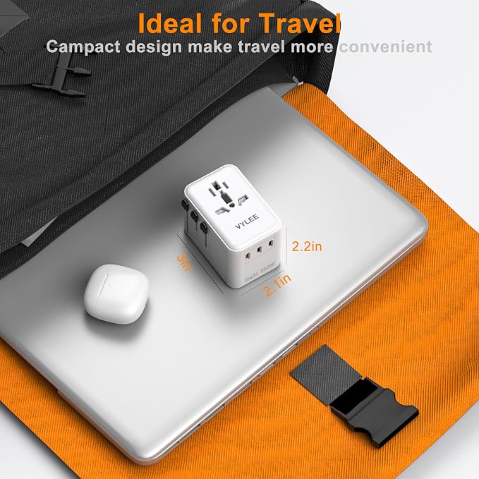PD100W GaN Universal Travel Adapter, International Power Adapter in One - Image 6