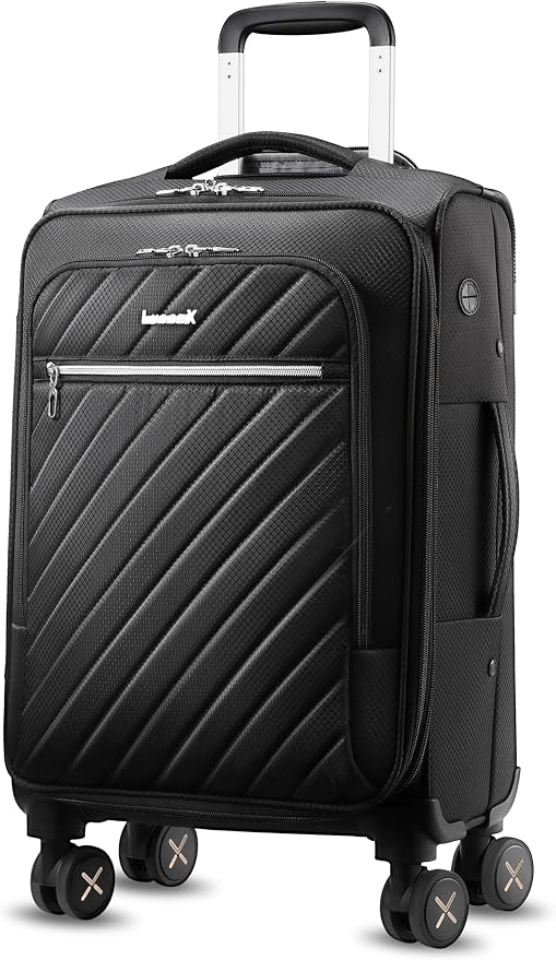 LUGGEX Carry On Luggage with Spinner Wheels by LuggeXLUGGAGE