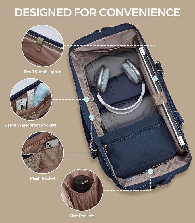 Weekender Bags for Women, Large Travel Duffel Bag - Image 6