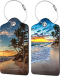 2 Pack Sunrise Over The Beach Luggage Tag by EOBKLAX