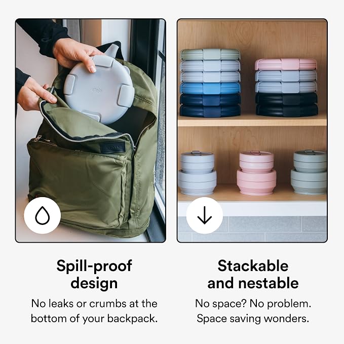 STOJO Collapsible Bowl 5 Set - Image 4