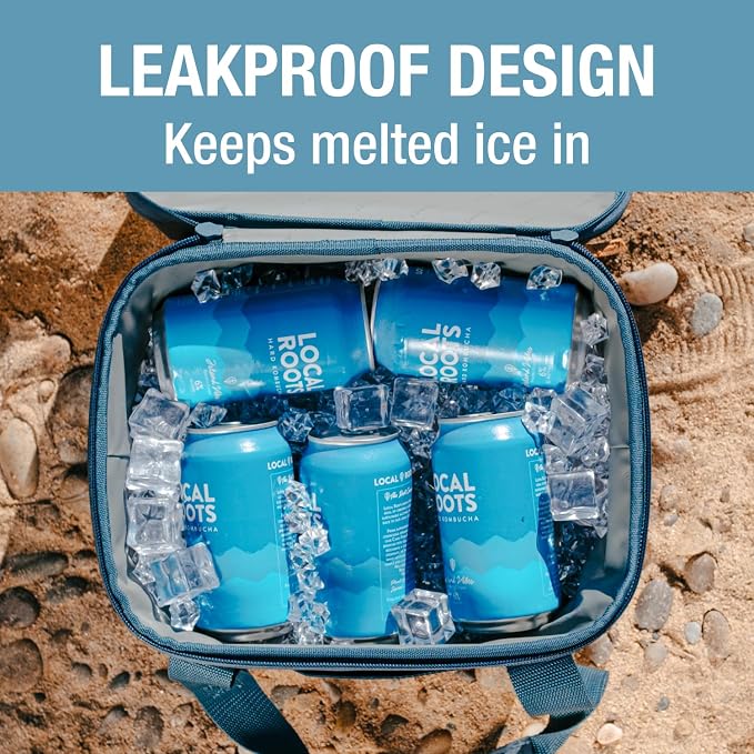 CleverMade Collapsible Insulated Cooler Bag – Leakproof Soft Folding Cooler - Image 2