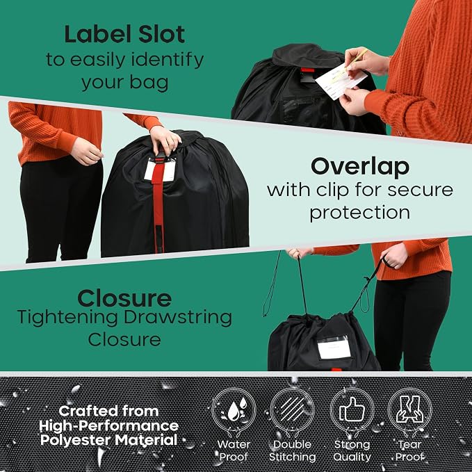 reperkid Medium Stroller Bag for Airplane Travel, Fits Most Single Strollers - Image 4