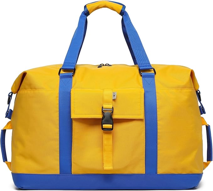 SUNNY BIRD Duffel with Utility Pouch, 40L Weekender Overnight Bag with Shoe - Image 2