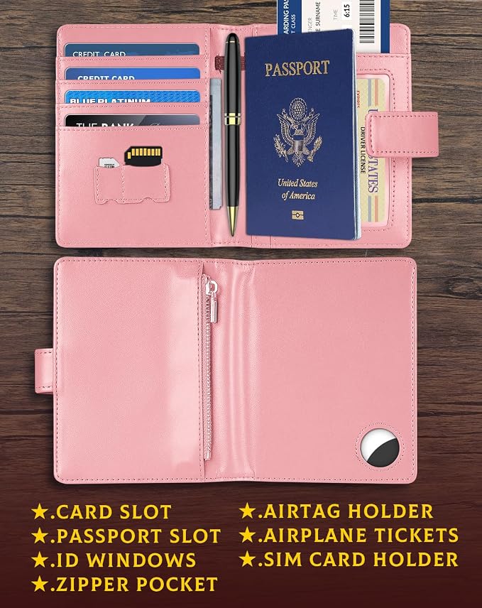 Passport Holder Wallet Cover Case - Image 4