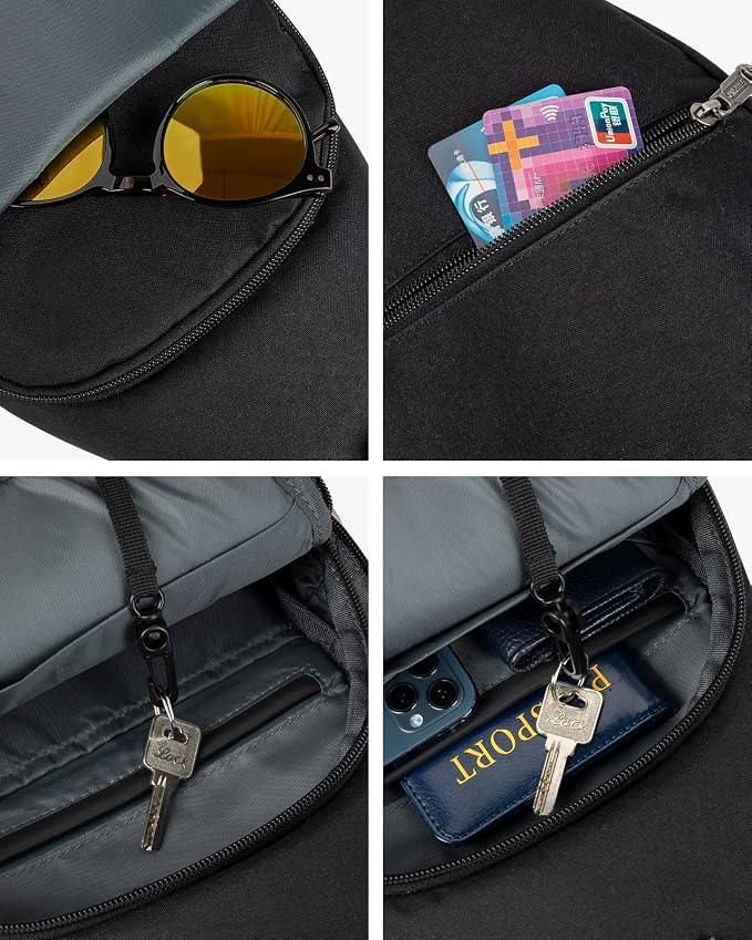 WATERFLY Small Crossbody Sling Backpack Anti Theft Backpack - Image 6