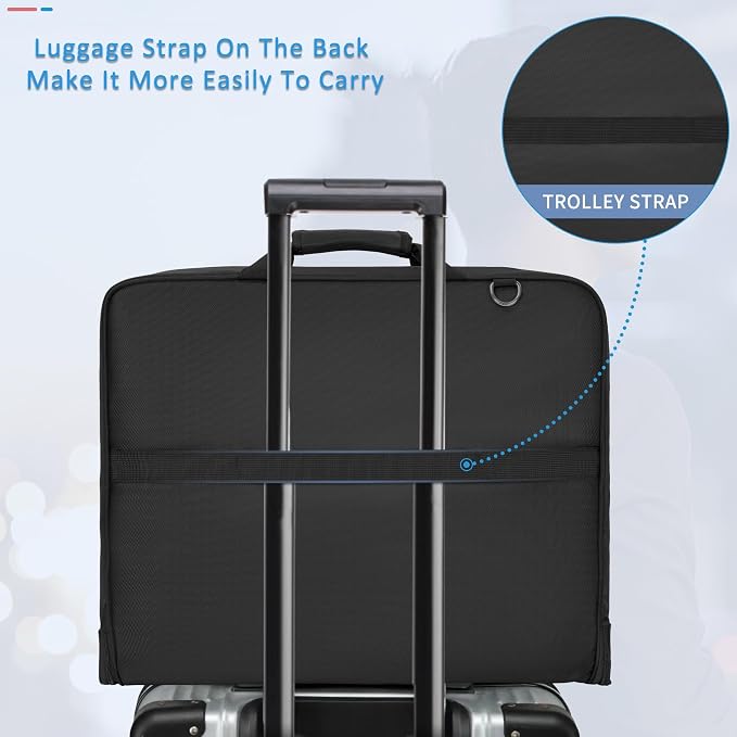 AKOZLIN Travel Luggage Garment Bag Foldable Hanging Suit Bag - Image 6