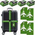 Weewooday 8 Pcs Luggage Straps Suitcase Tags Set by Weewooday