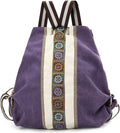 Goodhan Women Canvas Backpack Daypack Casual Shoulder Bag, Vintage Heavy-duty by Goodhan