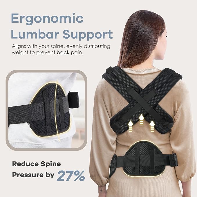 Baby Carrier with Lumbar Support, Cozy Baby Carrier Newborn to Toddler with - Image 2